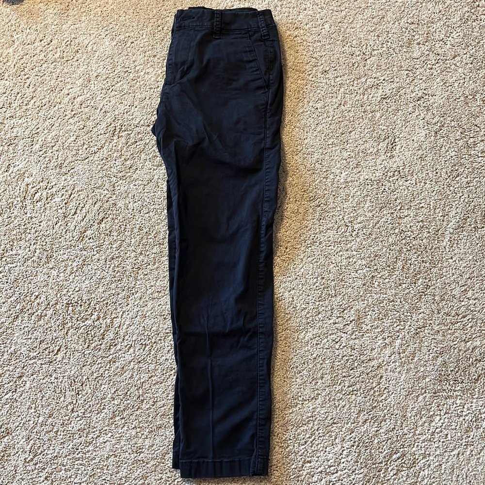 Black Hollister Skinny Chino Pants